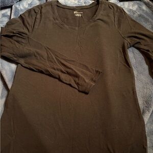 Black Long Sleeve Top